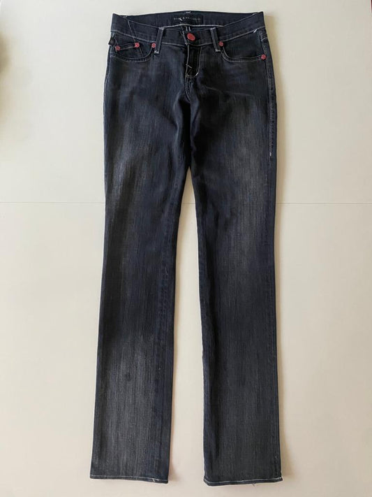 Jeans vintage negros, Talla 26, Mujer