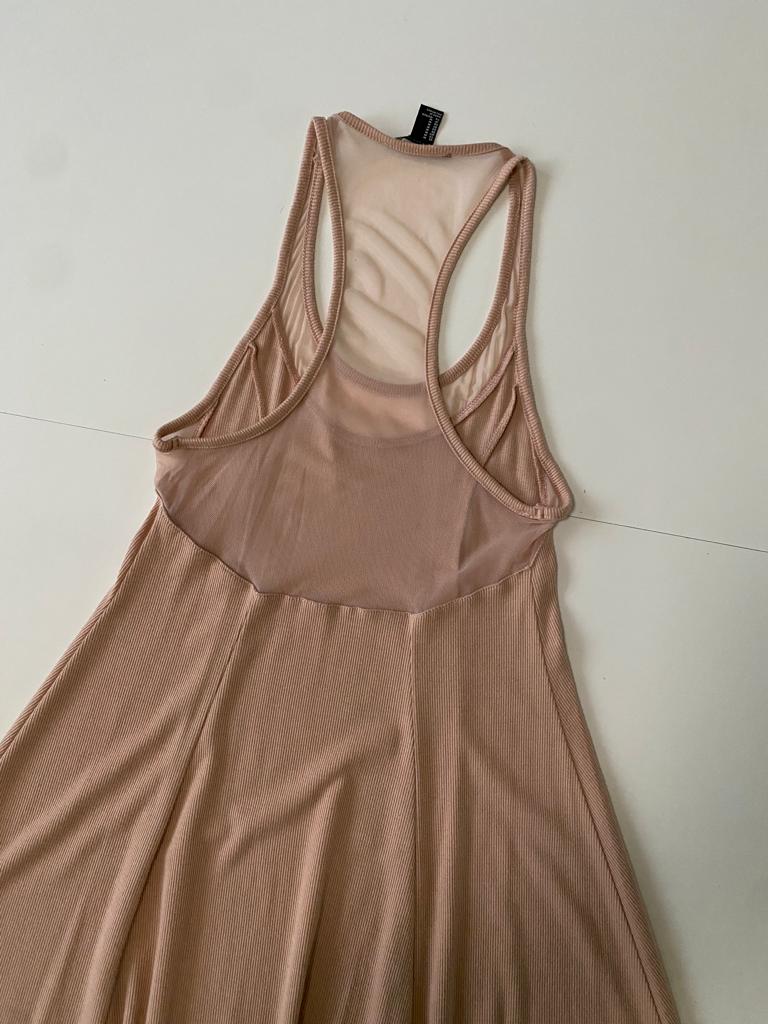 Vestido deportivo beige, Talla M, Mujer