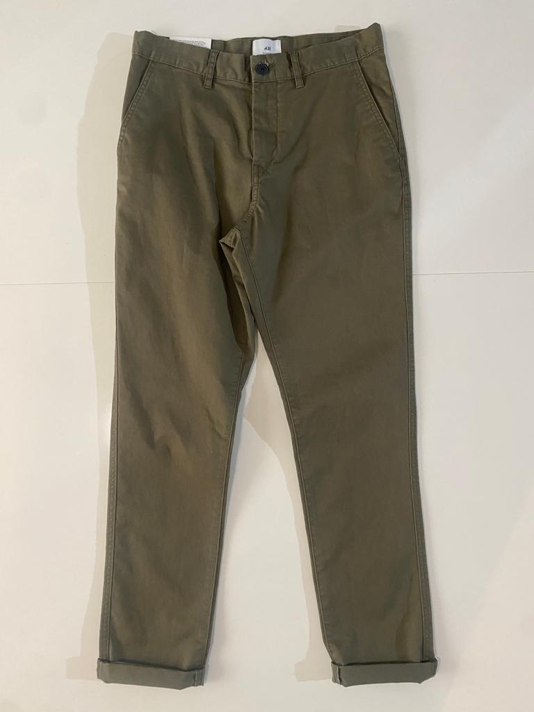 Pantalones verdes, Talla 28, Hombre