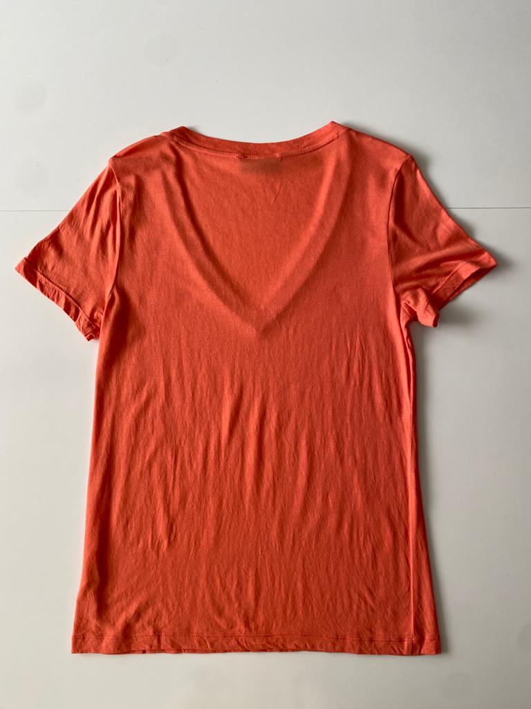 Playera color melon, Talla S/M, Mujer