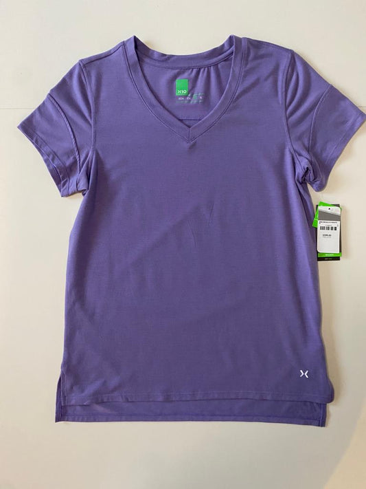 Playera deportiva morada, Talla M, Mujer
