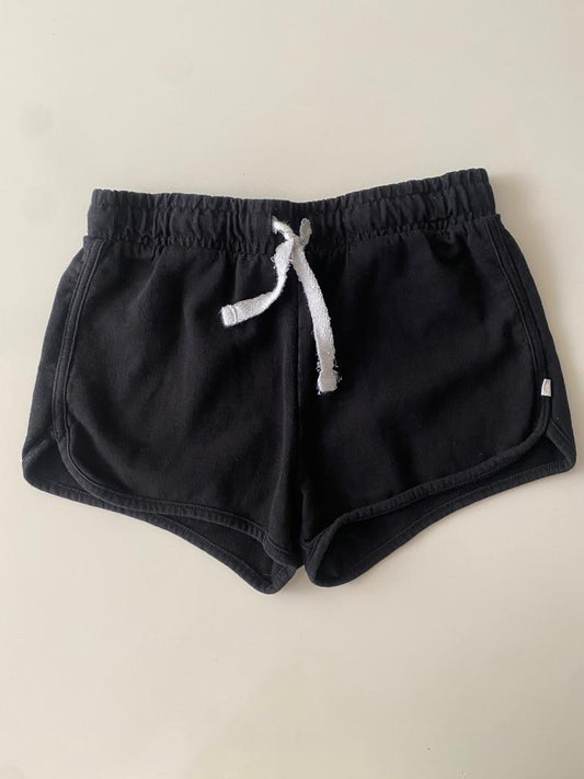 Shorts deportivos negros, Talla 7-8 años, Niña