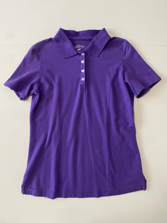Polo morada, Talla M, Mujer