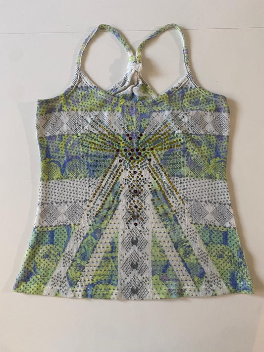 Blusa tejida milticolor, Talla M, Mujer