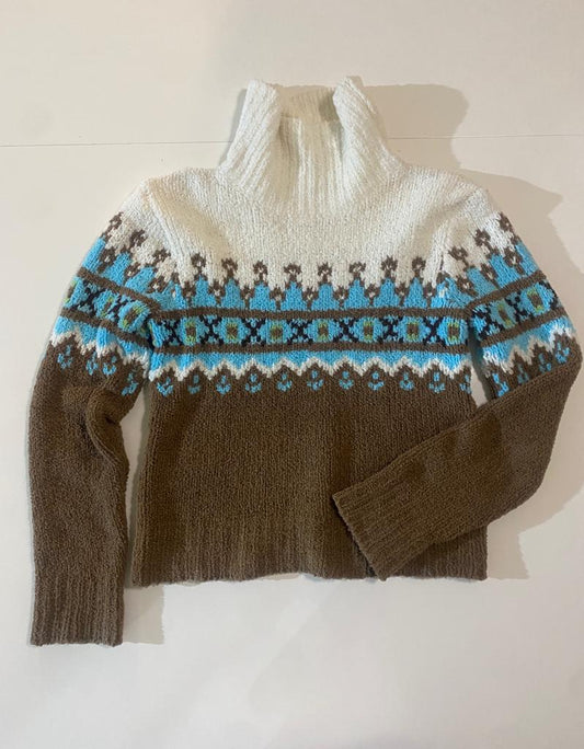 Sweater afelpado, Talla L(14 años), XS, Mujer