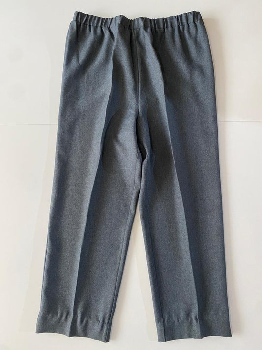 Pantalon gris de vestir con elastico , Talla 20W, Mujer