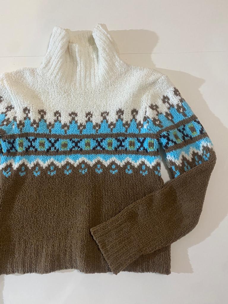 Sweater afelpado, Talla L(14 años), XS, Mujer