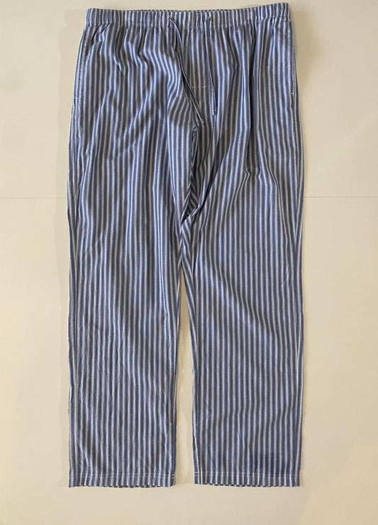 Pijama de rayas celeste, Talla XL, Hombre