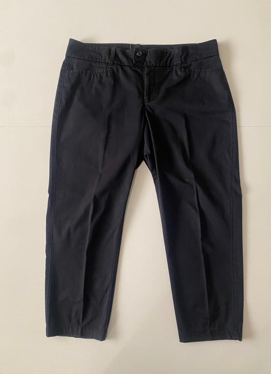 Pantalones capri negros, Talla 12 Petite, Mujer