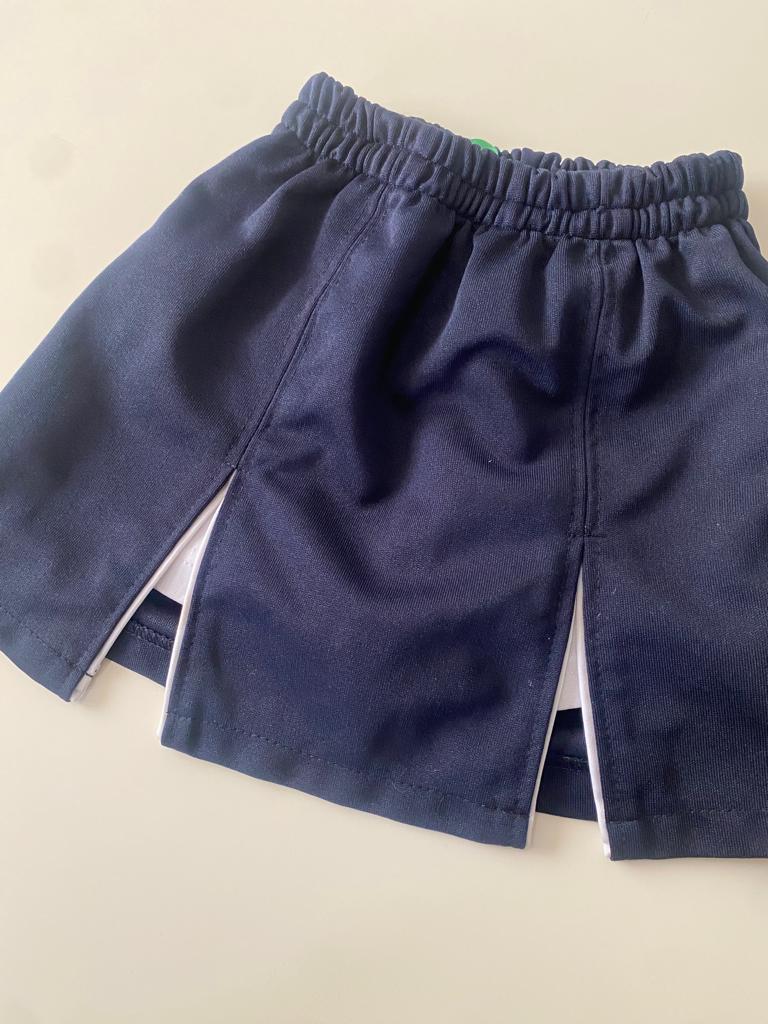 Short falda de uniforme azul marino, Talla 4 años, Niña