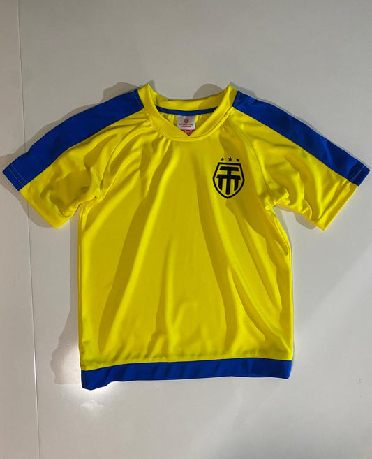 Playera deportiva amarilla, Talla 12 años, Niño