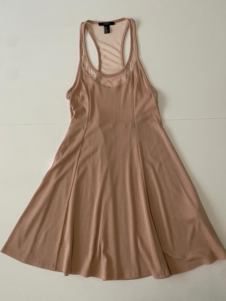 Vestido deportivo beige, Talla M, Mujer