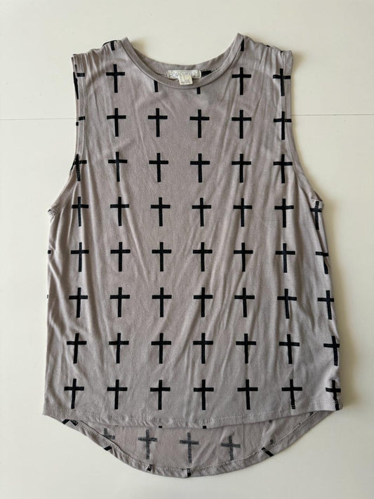 Tanks estampada cruces, Talla S, Mujer