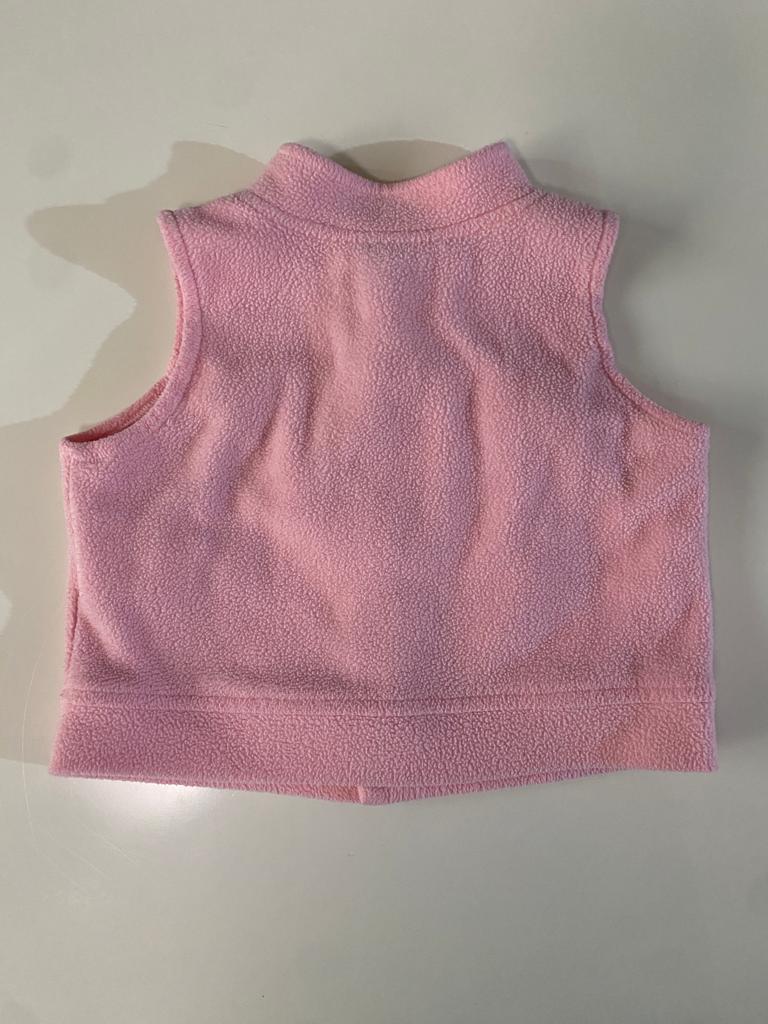 Chaleco afelpado rosa, 18 meses, Bebé