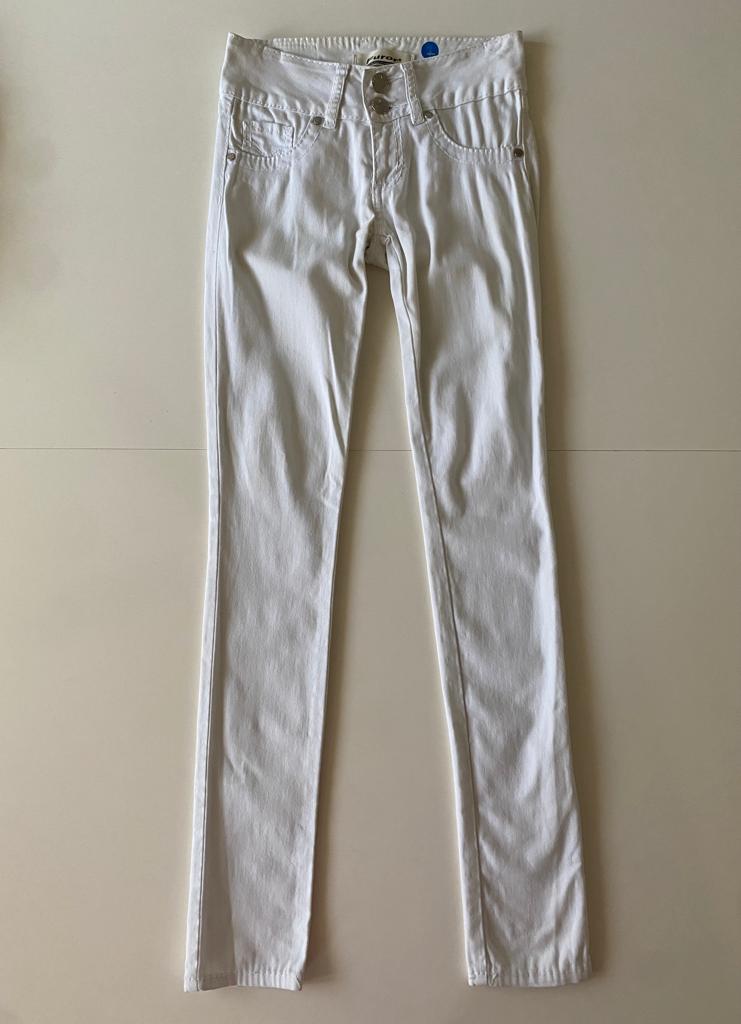 Skinny jeans blancos, Talla 1, Mujer