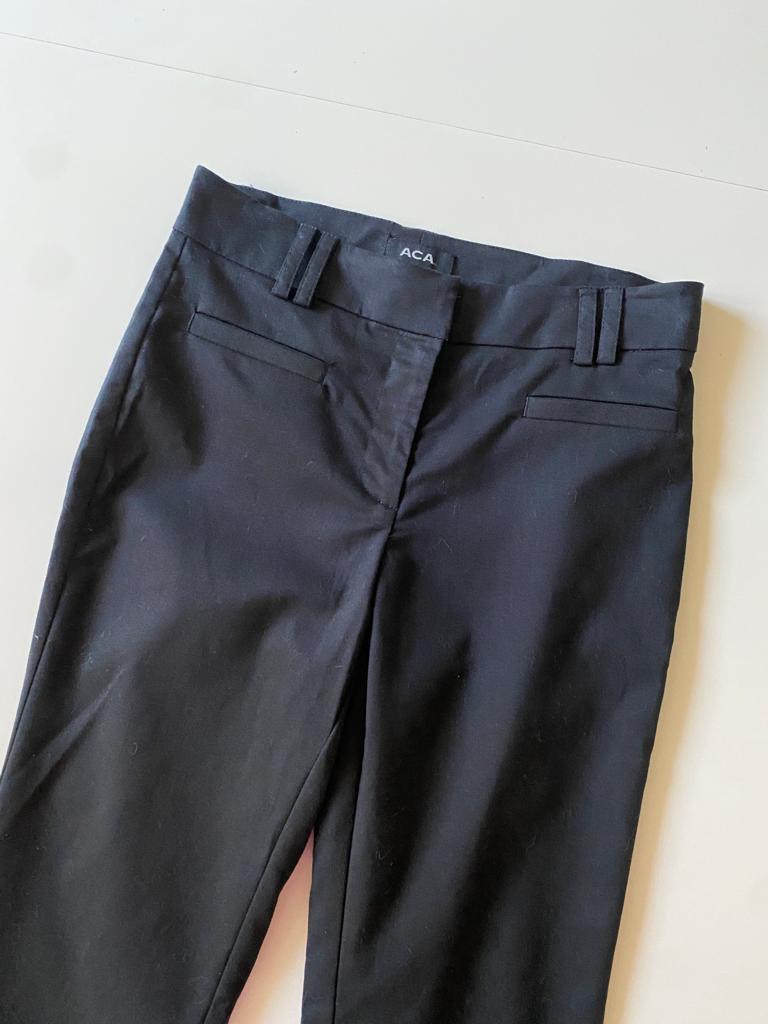 Pantalones de vestir negros, Talla 2Usa, 27Mx, Mujer