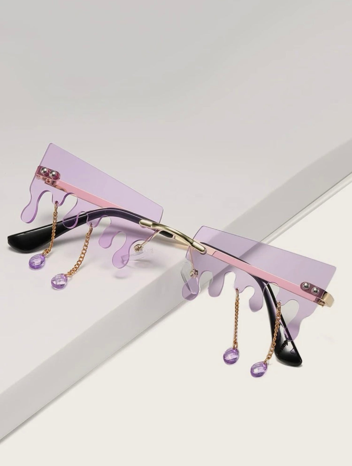 Gafas moradas gota de agua, NWT