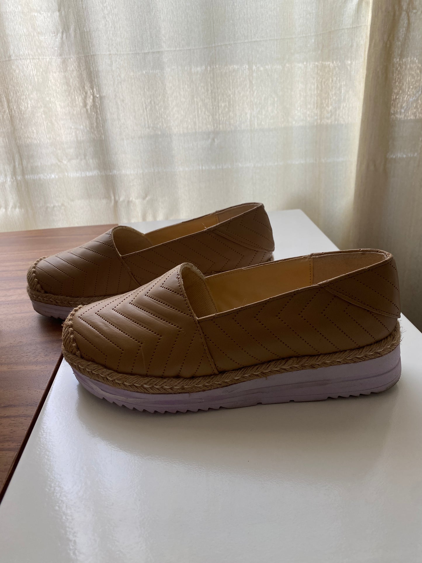 Zapatos Beige, Talla 23, Mujer