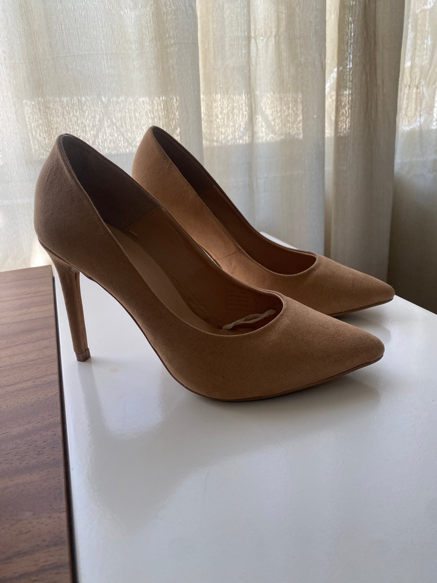 Stilettos biege, Talla 25Mx, Mujer