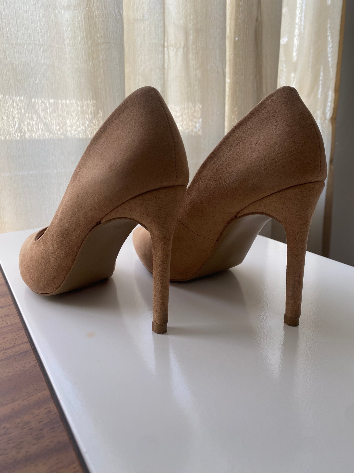 Stilettos biege, Talla 25Mx, Mujer