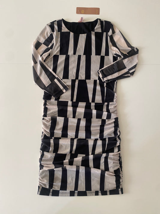 Vestido de Mesh con gráficos, Talla XS, Mujer, NWT