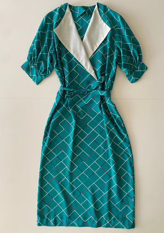 Vestido estampado Vintage, Talla S, VINTAGE, Mujer
