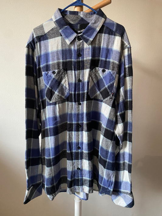 Camisa de franela, Talla XL (NWT)